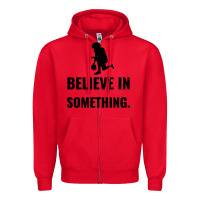 Red Colin Kaepernick Believe In Something Zipper Hoodie - SnappyArt