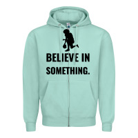 Seafoam Colin Kaepernick Believe In Something Zipper Hoodie - SnappyArt