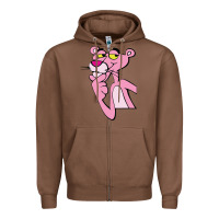 Chestnut pink panther Zipper Hoodie - SnappyArt