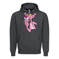 Smoke pink panther Zipper Hoodie - SnappyArt