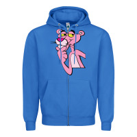 True Royal pink panther Zipper Hoodie - SnappyArt