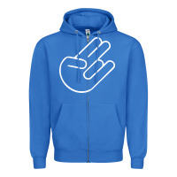 True Royal shocker hand Zipper Hoodie - SnappyArt