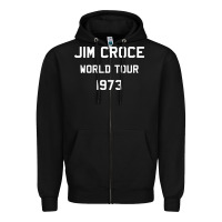 Jim Croce World Tour 1973 Zipper Hoodie | Teevron
