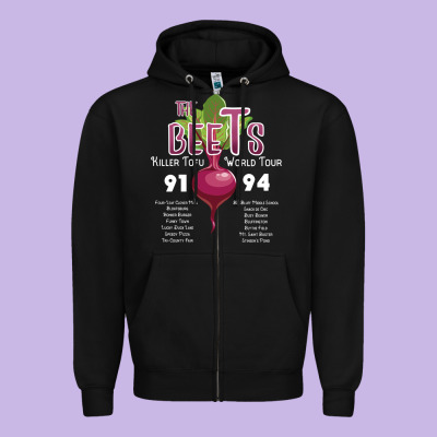The Beets Killer Tofu World Tour For Friend Zipper Hoodie Designed By Snappyart