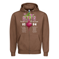 Chestnut The Beets Killer Tofu World Tour for friend Zipper Hoodie - SnappyArt