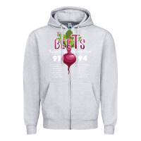 Heather Grey The Beets Killer Tofu World Tour for friend Zipper Hoodie - SnappyArt