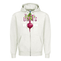 Oatmeal Heather The Beets Killer Tofu World Tour for friend Zipper Hoodie - SnappyArt