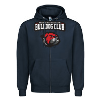 Navy U of Montana Western (UMW) Zipper Hoodie - FloraArt