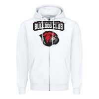 White U of Montana Western (UMW) Zipper Hoodie - FloraArt