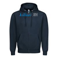 Navy juilliard school dance drama music Zipper Hoodie - FloraArt