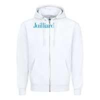 White juilliard school dance drama music Zipper Hoodie - FloraArt