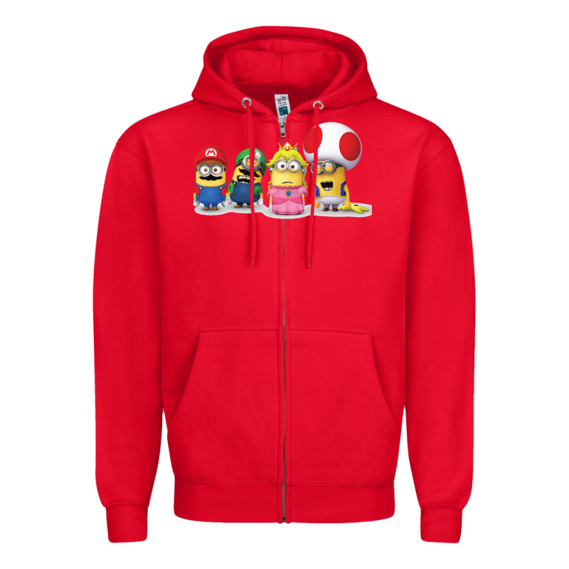 Super Minion Bros Zipper Hoodie by FloraArt | Teevron