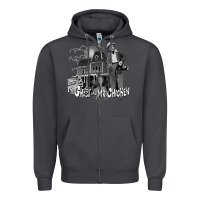 Smoke the ghost and mr chicken green Zipper Hoodie - FloraArt