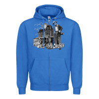True Royal the ghost and mr chicken green Zipper Hoodie - FloraArt