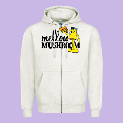 Mellow Mushroom Restaurant Zipper Hoodie Designed By Floraart
