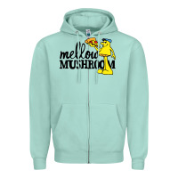 Seafoam mellow mushroom restaurant Zipper Hoodie - FloraArt