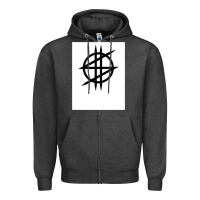 Charcoal Heather Synyster Gates Zipper Hoodie - FloraArt