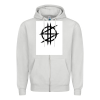 Dove Grey Synyster Gates Zipper Hoodie - FloraArt