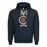 Navy Vintage MCRN Uniform Zipper Hoodie - FloraArt