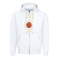 White Vintage MCRN Uniform Zipper Hoodie - FloraArt