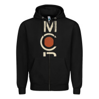 Black Vintage MCRN Uniform Zipper Hoodie - FloraArt