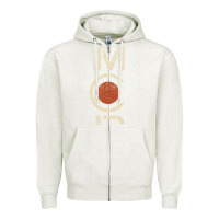 Oatmeal Heather Vintage MCRN Uniform Zipper Hoodie - FloraArt