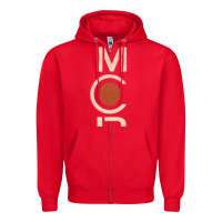 Red Vintage MCRN Uniform Zipper Hoodie - FloraArt