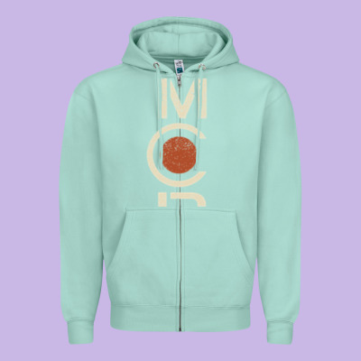 Vintage Mcrn Uniform Zipper Hoodie Designed By Floraart