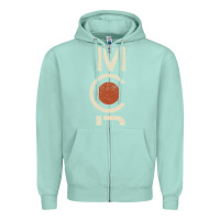 Seafoam Vintage MCRN Uniform Zipper Hoodie - FloraArt
