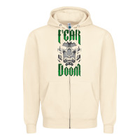 Sandshell Fear Doom Zipper Hoodie - FloraArt