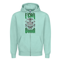 Seafoam Fear Doom Zipper Hoodie - FloraArt