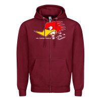 Burgundy mr horsepower clay smith cams cigar smoking woodpecker shirt for man f Zipper Hoodie - FloraArt