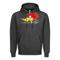 Charcoal Heather mr horsepower clay smith cams cigar smoking woodpecker shirt for man f Zipper Hoodie - FloraArt