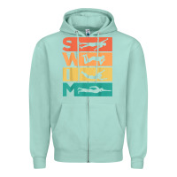 Seafoam retro vintage swimming gift for swimmers t shirt Zipper Hoodie - FloraArt