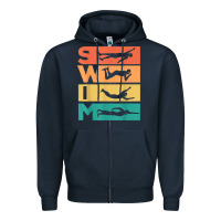 Retro Vintage Swimming Gift For Swimmers T Shirt Zipper Hoodie | Teevron