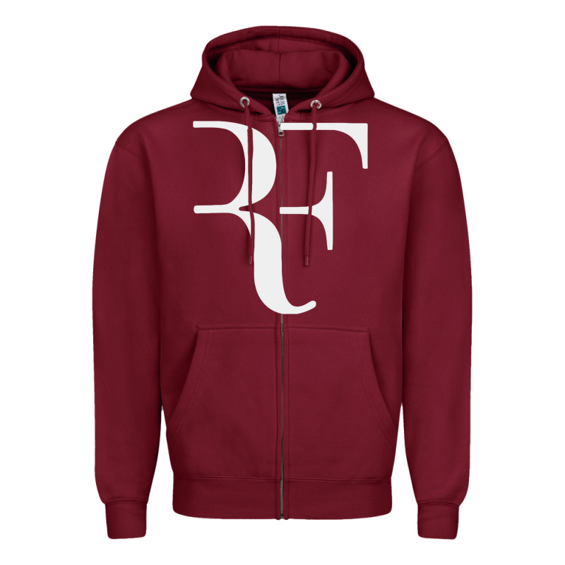 Roger Federer Zipper Hoodie by FloraArt | Teevron