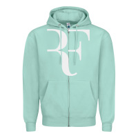 Seafoam roger federer Zipper Hoodie - FloraArt