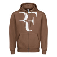 Chestnut roger federer Zipper Hoodie - FloraArt