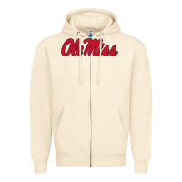 Sandshell ole miss Zipper Hoodie - FloraArt