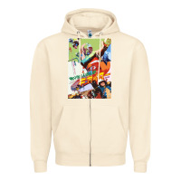 Sandshell KIKAIDA POSTER Zipper Hoodie - FloraArt