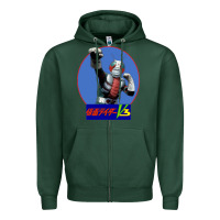 Sports Green KAMEN RIDER V3 PUNCH Zipper Hoodie - FloraArt