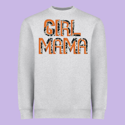 Girl Mama Heavyweight Sweatshirt Designed By Jahusdesignshop