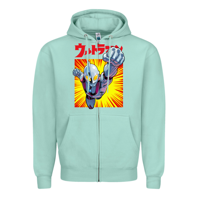Ultraman Exclusive Yellow Zipper Hoodie by FloraArt | Teevron