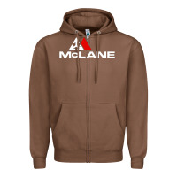 Chestnut cool mclane design Zipper Hoodie - FloraArt