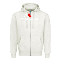 Oatmeal Heather cool mclane design Zipper Hoodie - FloraArt