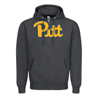 Smoke Pitt Panthers Zipper Hoodie - FloraArt