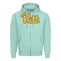 Seafoam Pitt Panthers Zipper Hoodie - FloraArt