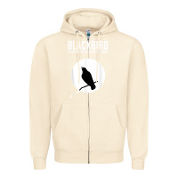 Sandshell blackbird singing in the dead of night t shirt Zipper Hoodie - FloraArt