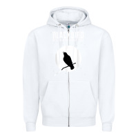 White blackbird singing in the dead of night t shirt Zipper Hoodie - FloraArt
