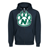 Navy northwest missouri state bearcats Zipper Hoodie - FloraArt